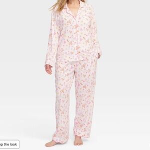 Women's Sea Life Long Sleeves and Pants Pajama Set Pink - Roller Rabbit x Target